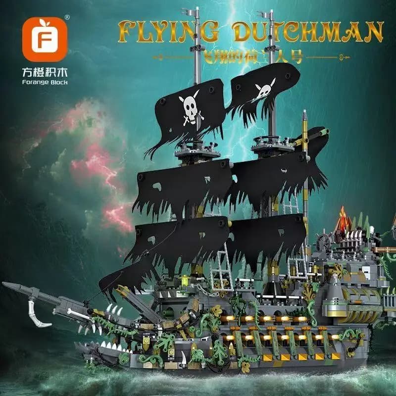 Fangcheng FC6015 modèle de navire hollandais volant bloc de construction éducatif pour enfants jouet