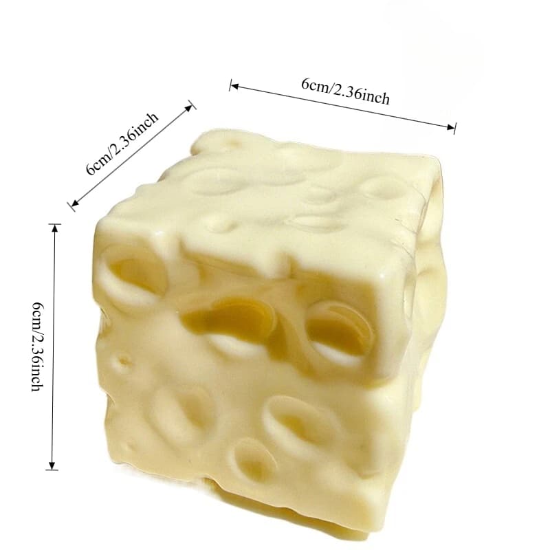Jouet à presser en forme de fromage Vaseline, doux et élastique, jouet anti-stress A SMR