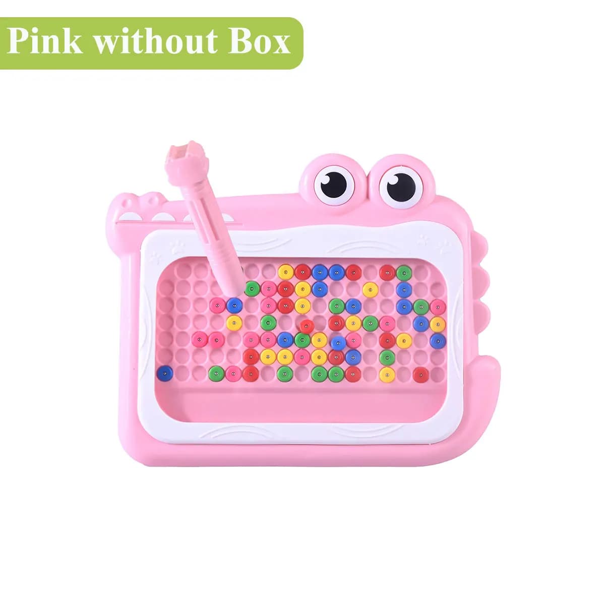 Planche à gribouiller en perles magnétiques pour enfants de 3 à 8 ans, avec stylo Puzzle, jouets de 