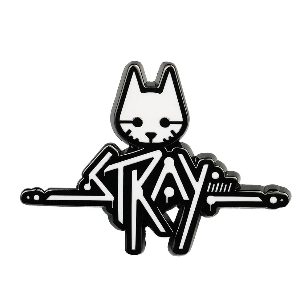Jeu d'aventure Stray Cat, broche en métal, jeu d'exploration de science-fiction, cadeaux pour fans, 