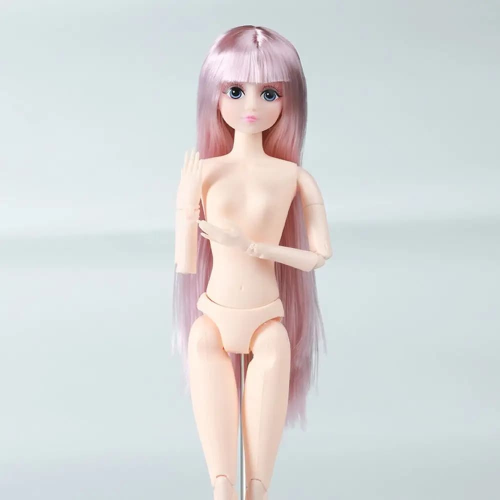 Poupée Princesse à Habiller 30 cm, Jouet Kawaii Articulé avec Cheveux, Corps de Poupée 1/6 à 20 Arti