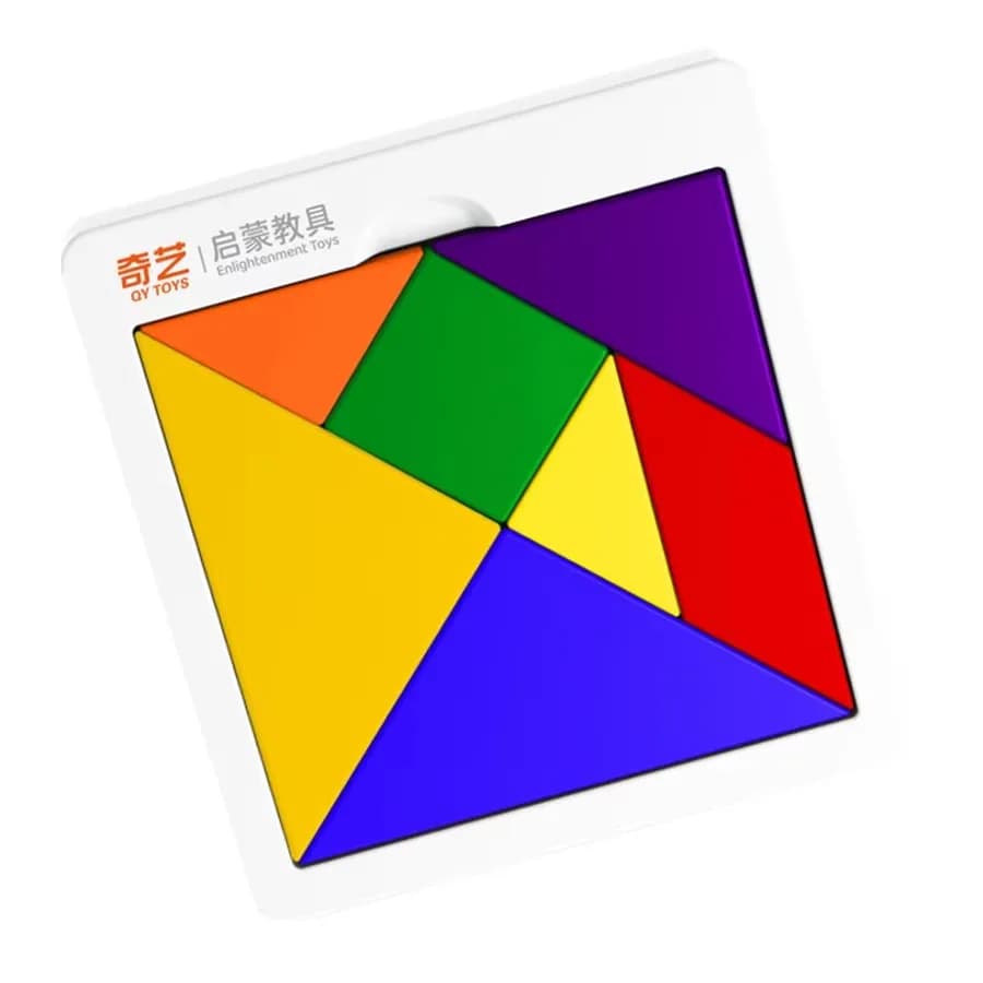 Qiyi 3D Tangram magnétique couleur bonbon Puzzles éducatifs construire Puzzles bricolage construire 