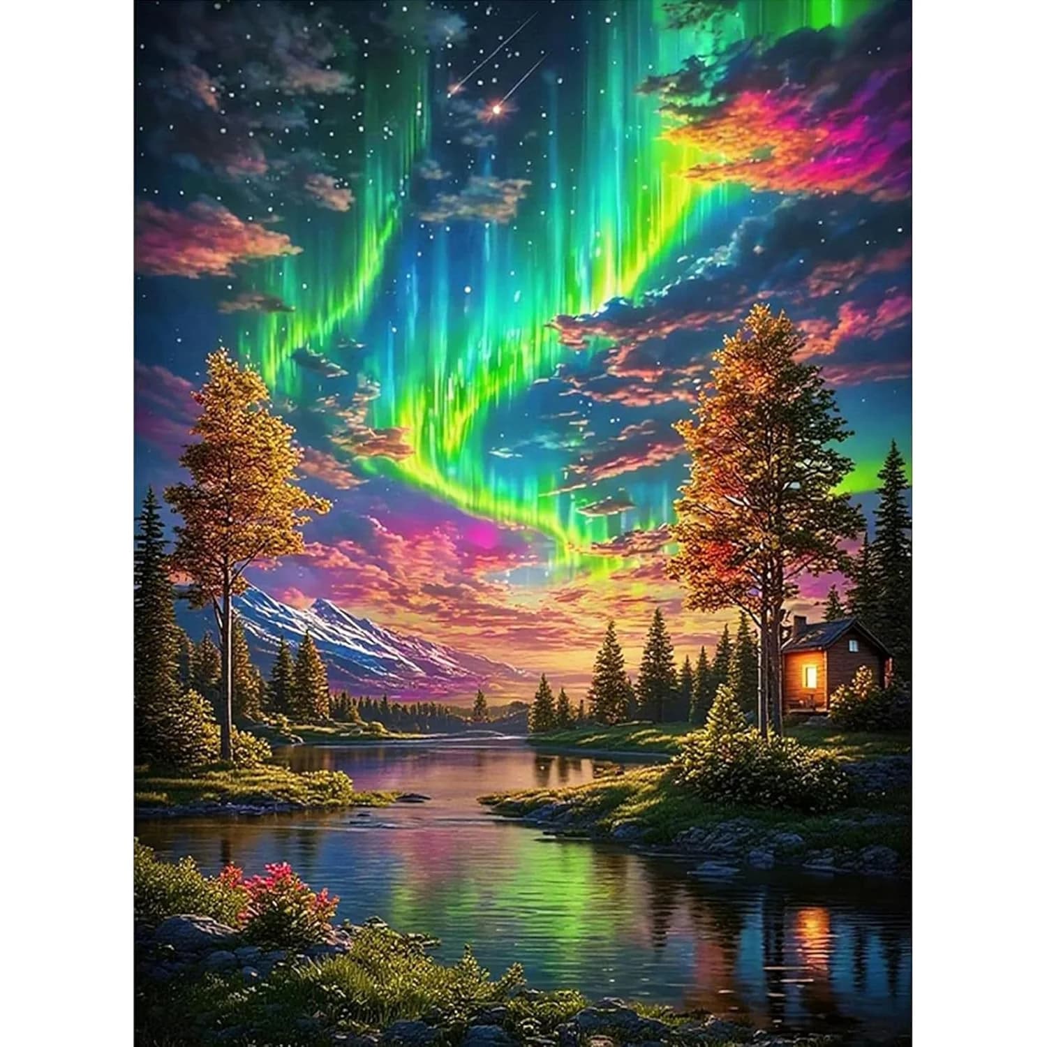 Puzzles pour adultes, 500/1000/1200/2000 pièces, aurore dans la belle forêt, jeu de défi cérébral, c