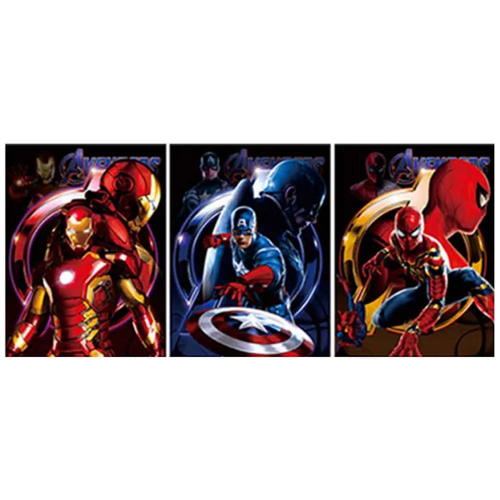 Affiche 3D Lenticulaire Marvel Anime Spider-Man Dégradé Super-héros Papier Peint 3D Effet Flip Décor