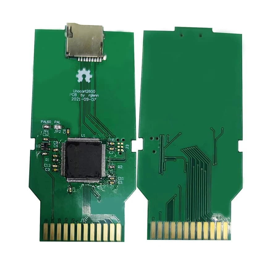 Atari 2600 Flashcard V2-Cartouche de console de jeu rétro, 4 bits, supérieure, DIY, 1 pièce