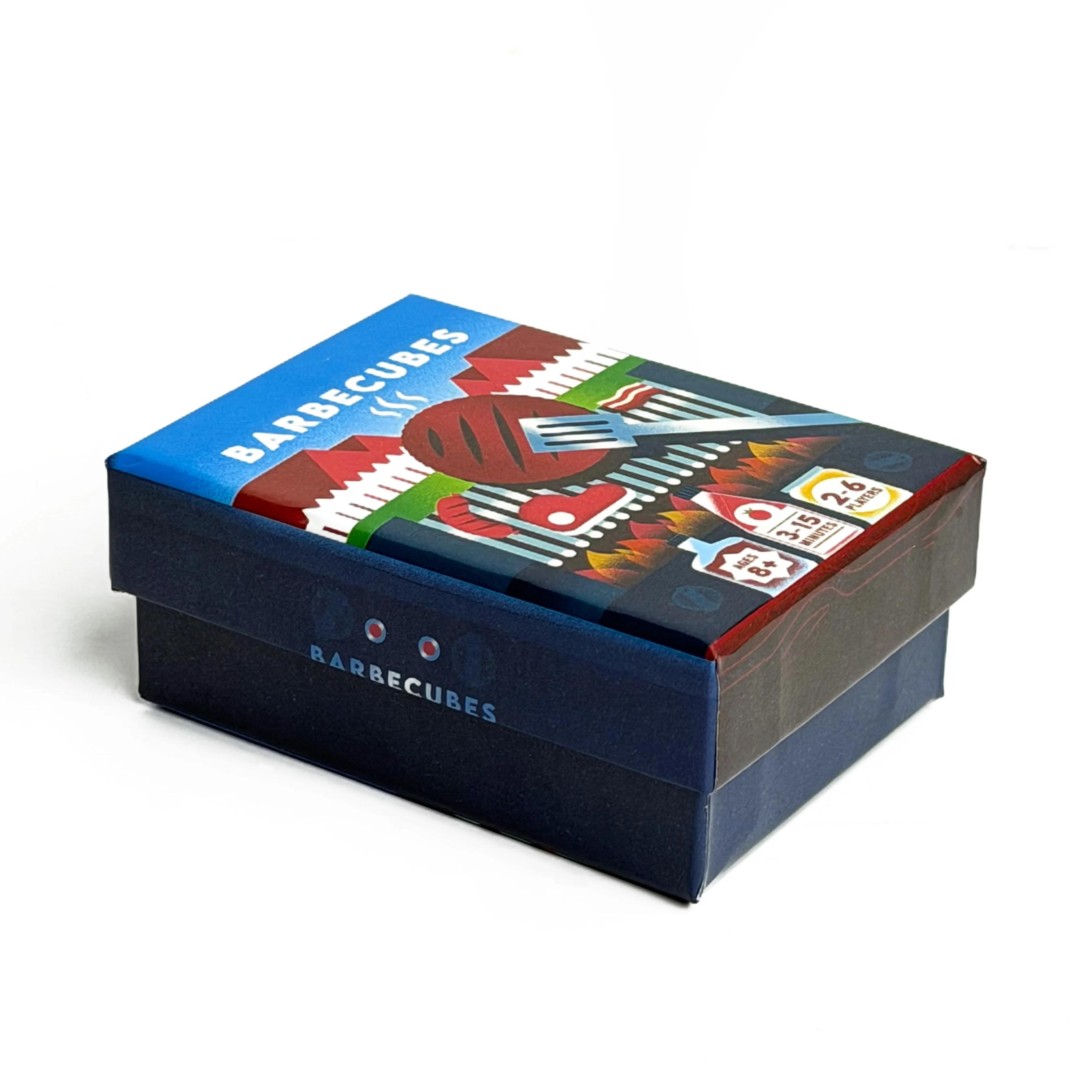 Jeu de société BARBECUBES, jeu de stratégie compétitif, motifs éclatants et rythme amusant, cadeau d