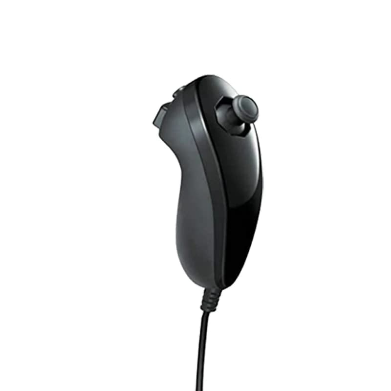 Une paire de télécommandes avec contrôleur Nunchuck pour le contrôle des jeux Wii pour manette de je