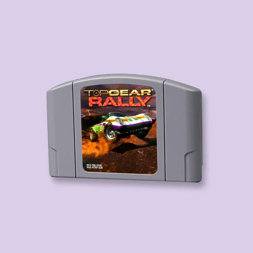Cartouche de jeu Link 011 pour N64 Top Gear Rally 1 2, version USA NTSC et EUR PAL pour console Nint