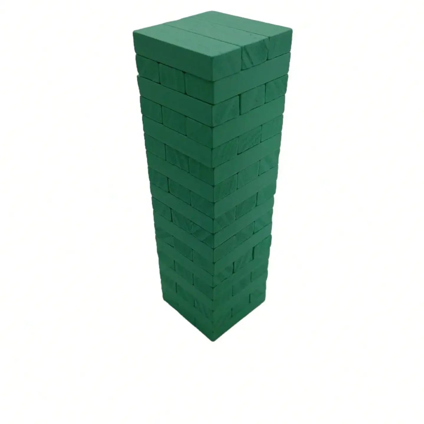 Jeu de Tour Classique - 54 Blocs en Bois à Empiler pour Enfants et Famille, Jeu de Société Éducatif 