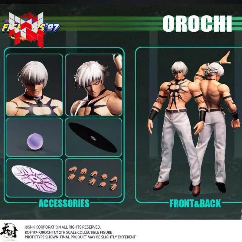 [Livraison rapide] TUNSHI Studio TS-015 SNK Genuine King of Fighters 97 Serpent 1/12 Figurine articu