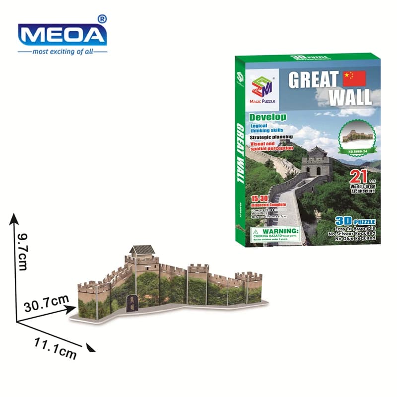 Globe/système solaire/architecture de renommée mondiale, Construction exotique, modèle de Puzzle 3D,