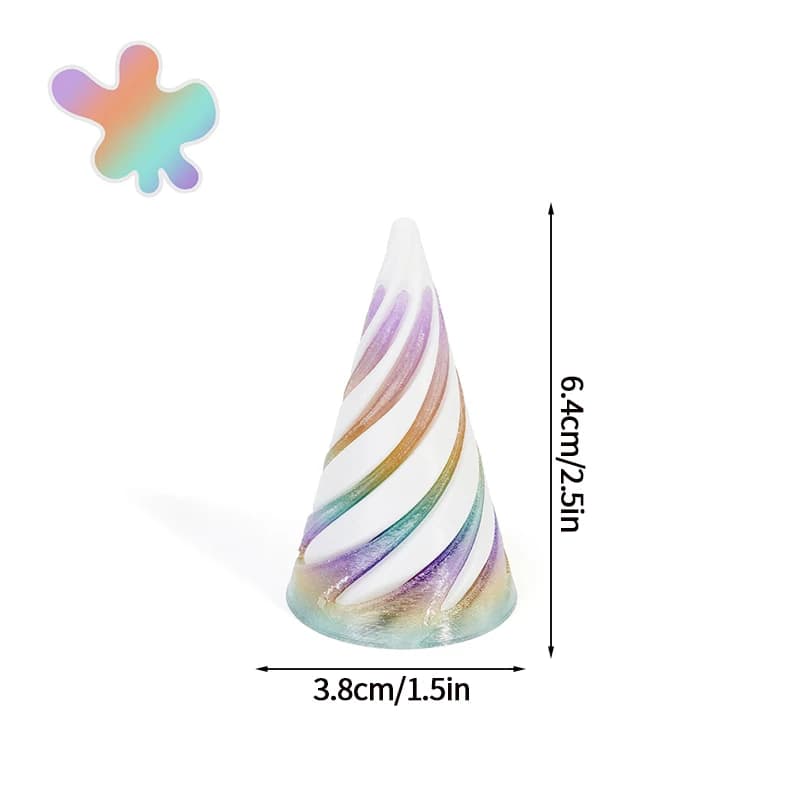 Jouet de pyramide spirale imprimé en 3D, pyramide tridimensionnelle à traverser, jouet anti-stress, 