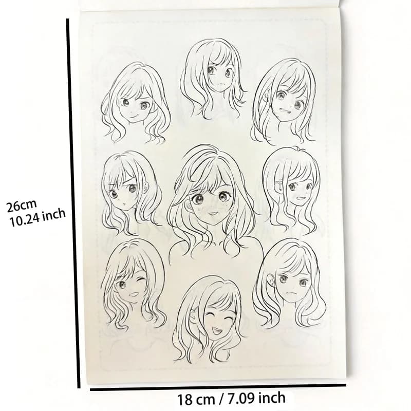 Tutoriel étape par étape de 32 pages sur le dessin de mangas : un guide pour dessiner des personnage