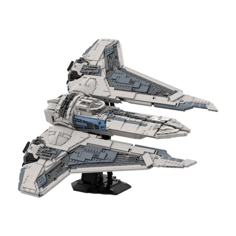 Ensemble de construction MOC de vaisseaux spatiaux de combat, briques de modèle de vaisseaux galacti