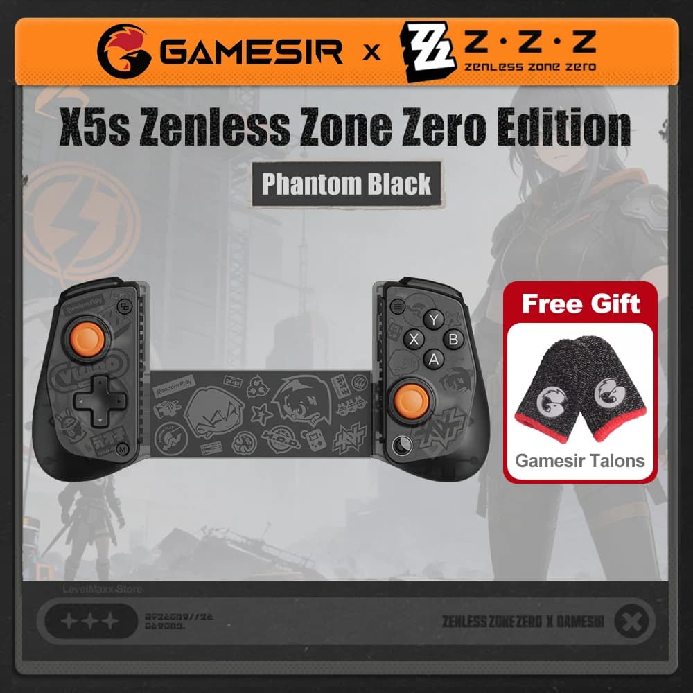Manette sans fil pour mobile Android Gamesir X5s Zenless Zero Zone zzz, Bluetooth, édition limitée e