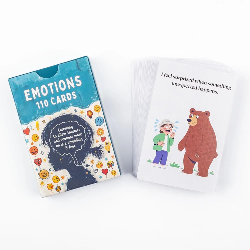 110 cartes flash sur les émotions pour enfants et adultes, jeu d'apprentissage interactif pour la re