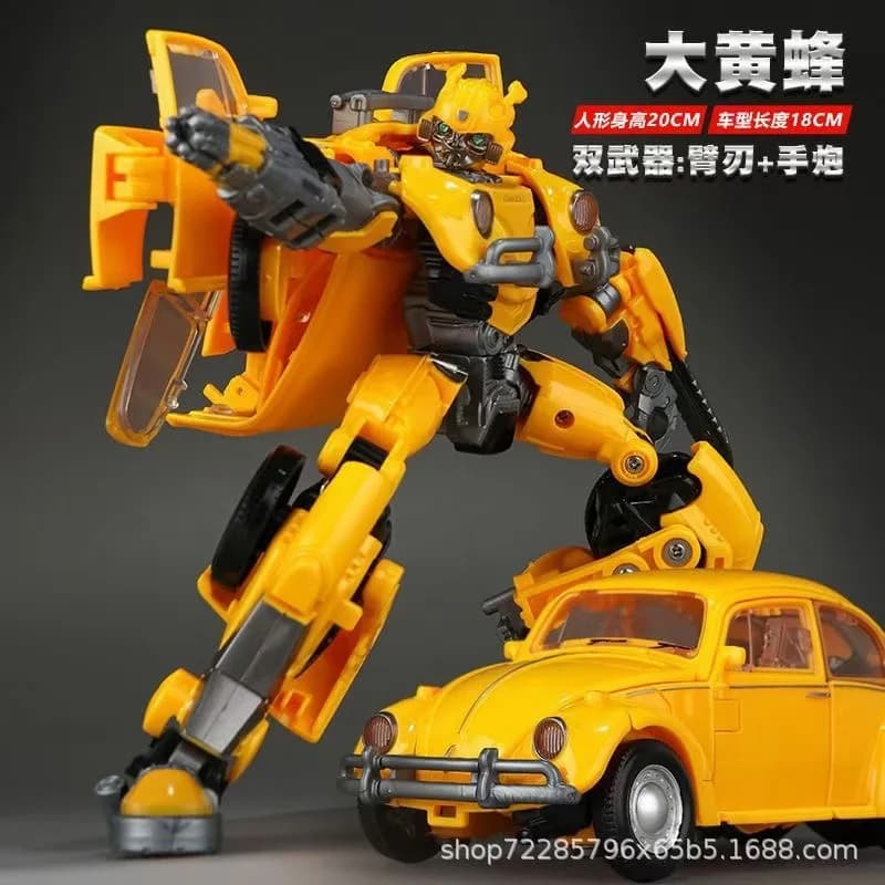 Bumblebee-Figurines d'Action de 21cm, Modèle Ransforming, Coccinelle, Bataille, Dégâts, Transdisposi