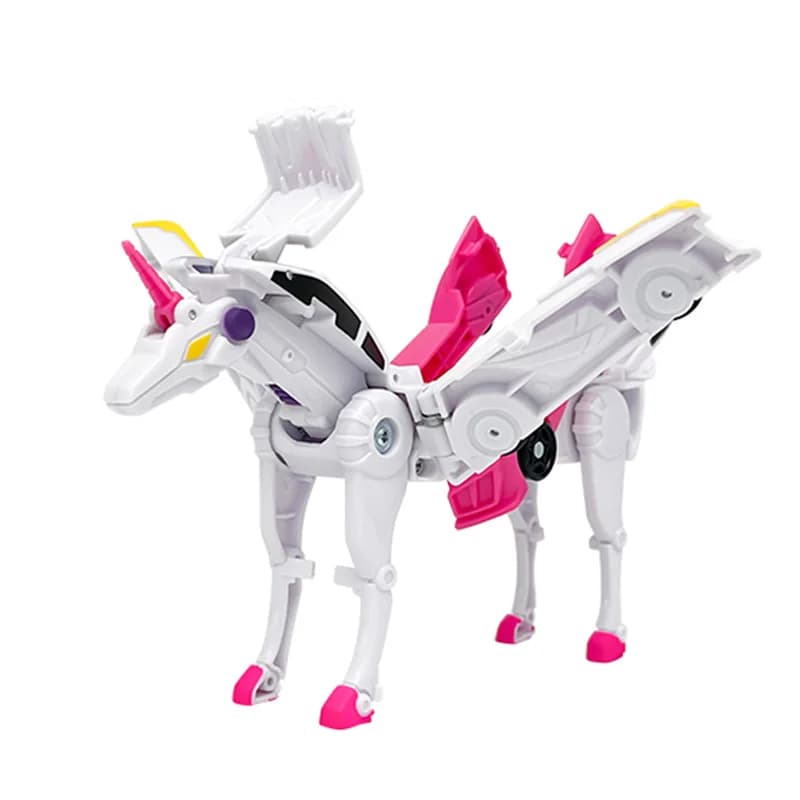 Licorne transformant voiture Robot jouet déformation automatique modèle de course voiture figurine R