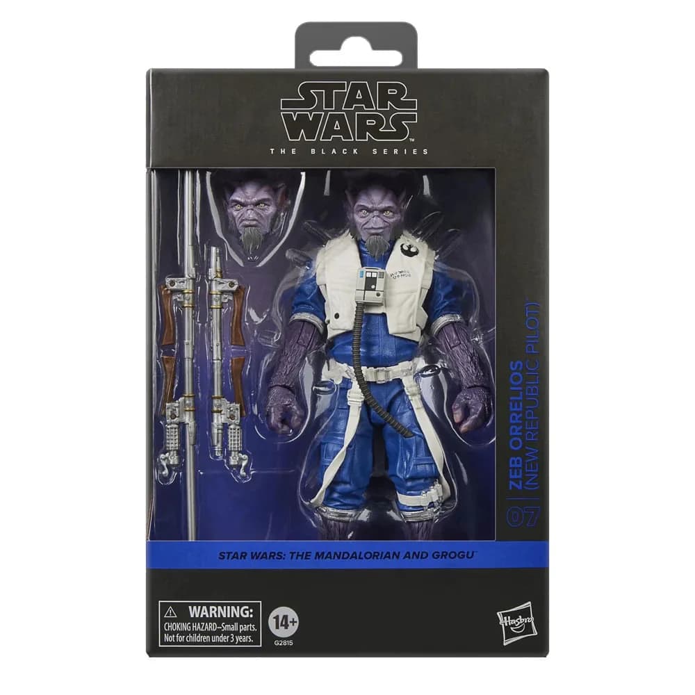 Hasbro Star Wars The Black Series New Republic Pilot Garazeb « Zeb » Orrelios, figurine de collectio