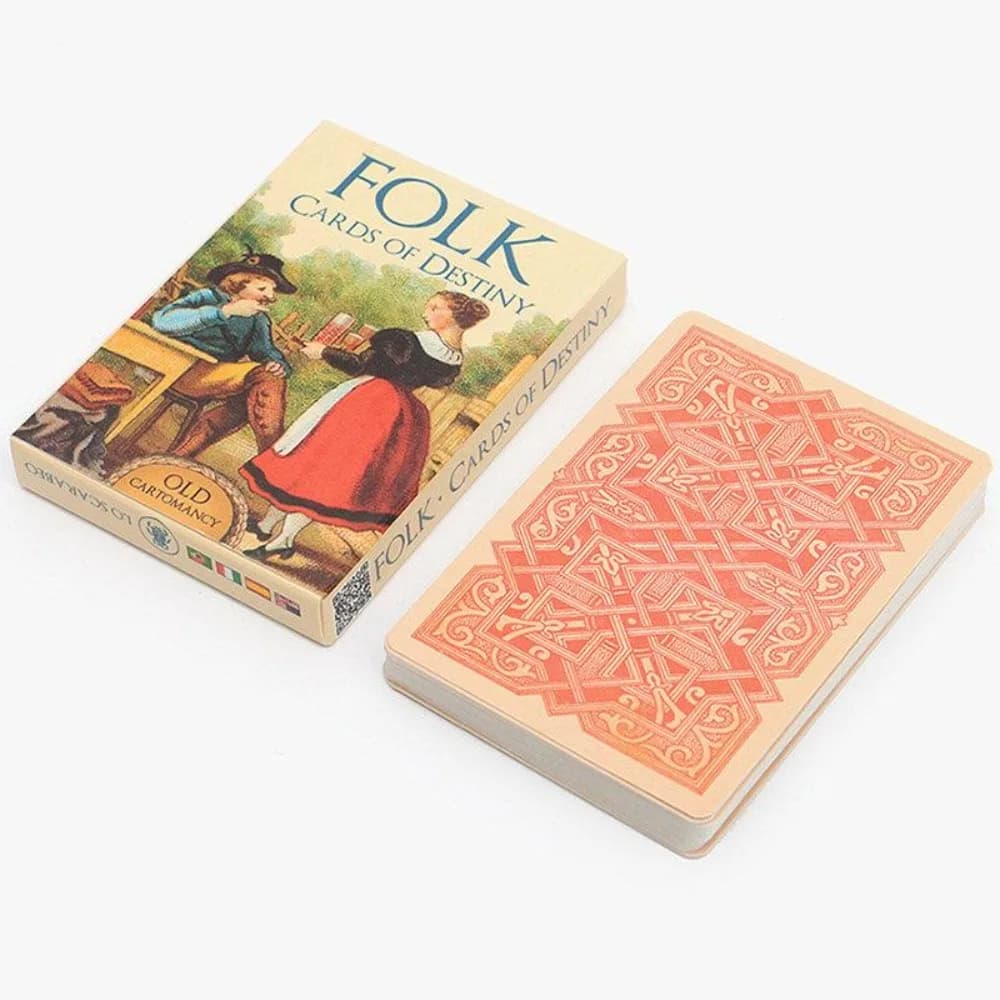 Cartes folkloriques du destin, jeu de cartes Tarot, cartes Oracle révélant la bonne aventure