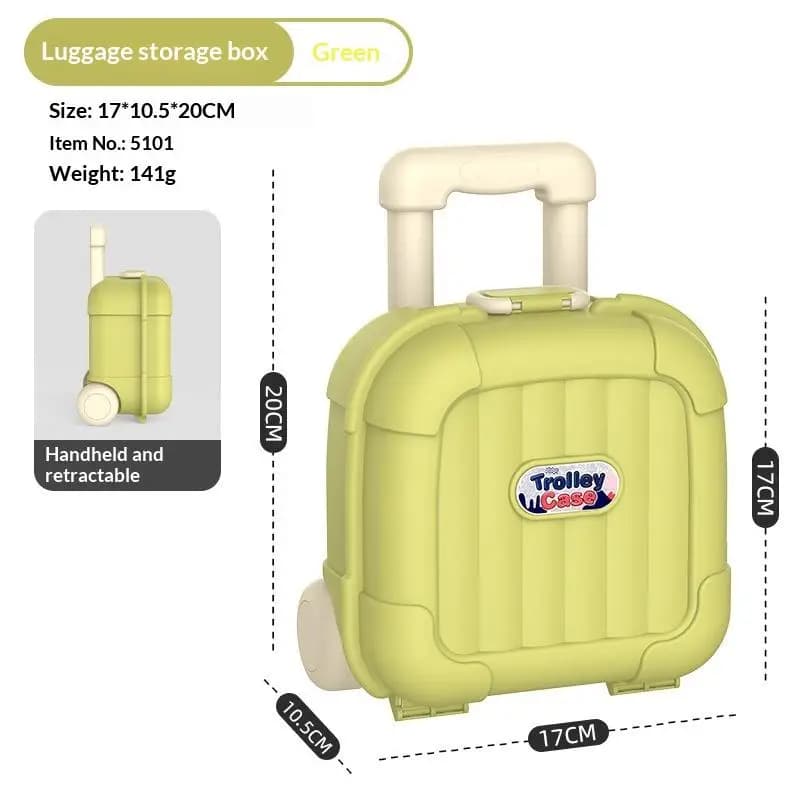 Boîte de rangement pour bagages, boîte de rangement pour jouets de dessin animé pour enfants, poigné
