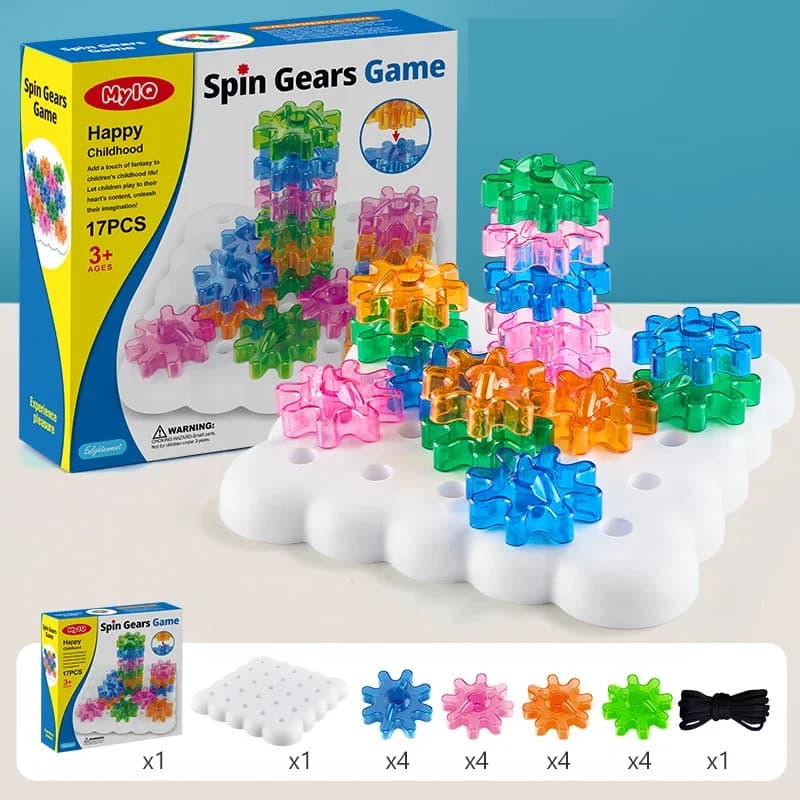 Jeu de société à ongles alth, jouets Montessori, bricolage, engrenage, blocs de construction, jeu d'