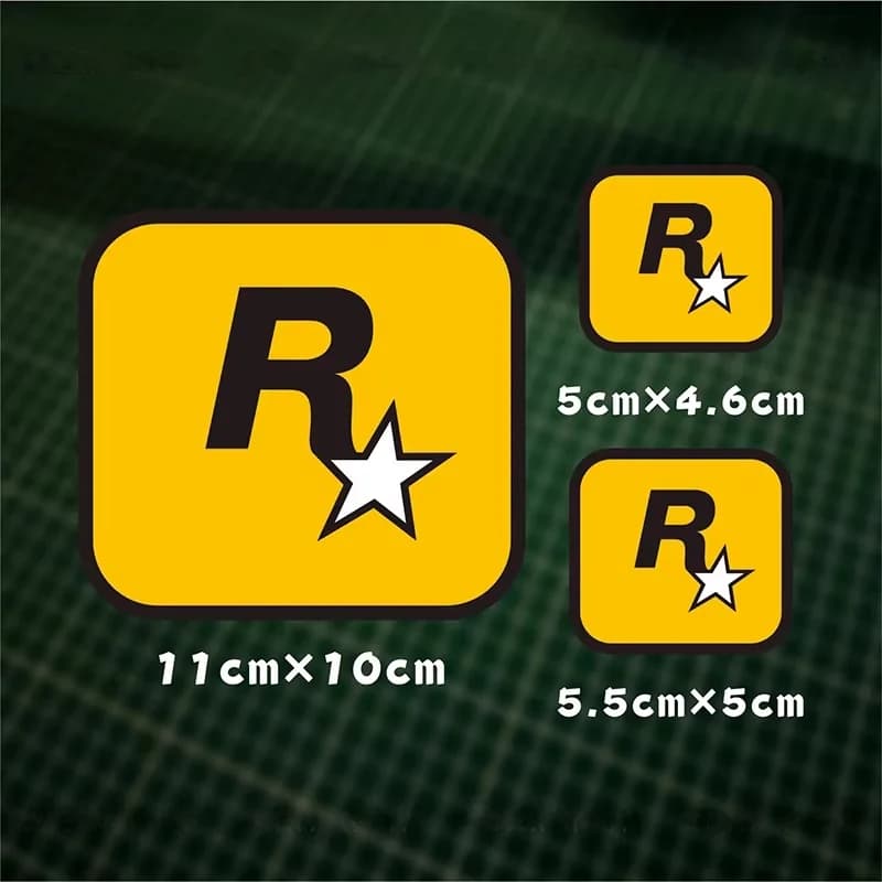 Autocollants de voiture avec logo Rockstar Games, autocollants de jeu GTA 5, autocollants imperméabl