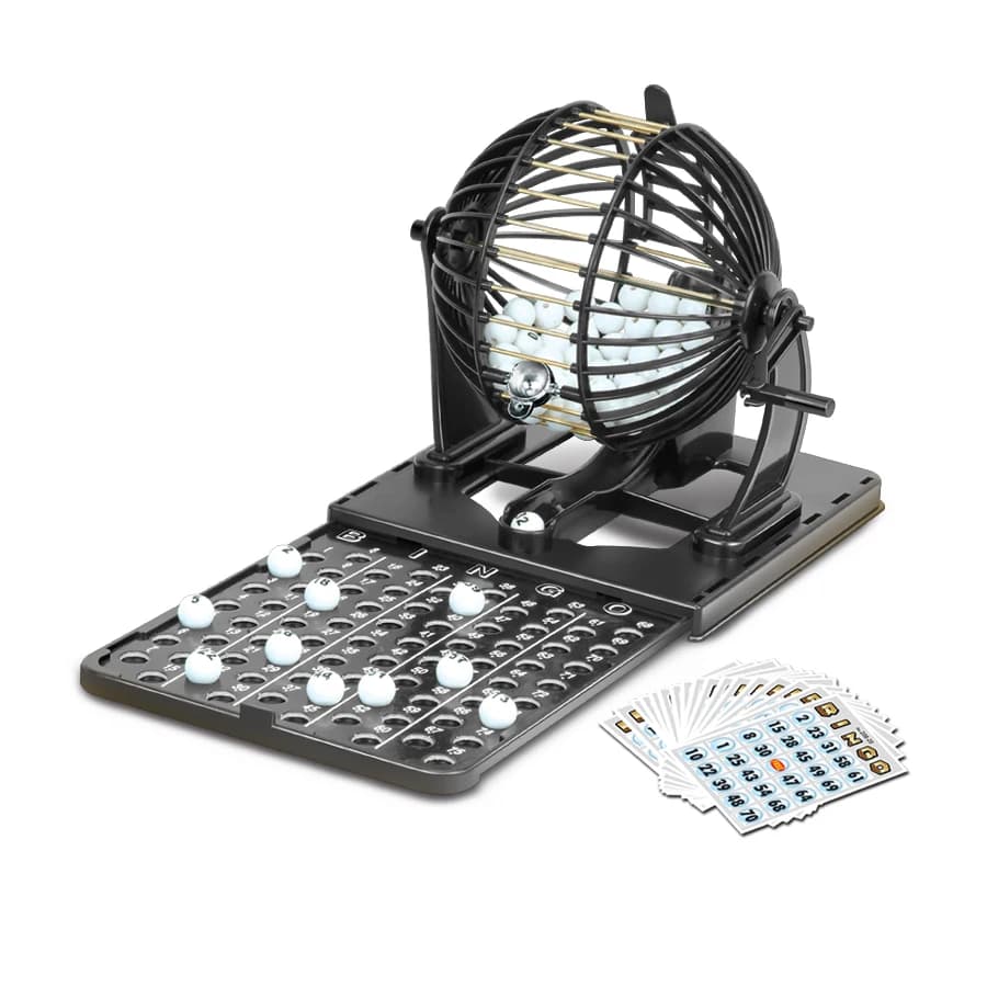 Machine de loterie de Bingo, Cage de loterie pour ensemble de jeu de Bingo, famille adulte, grande f