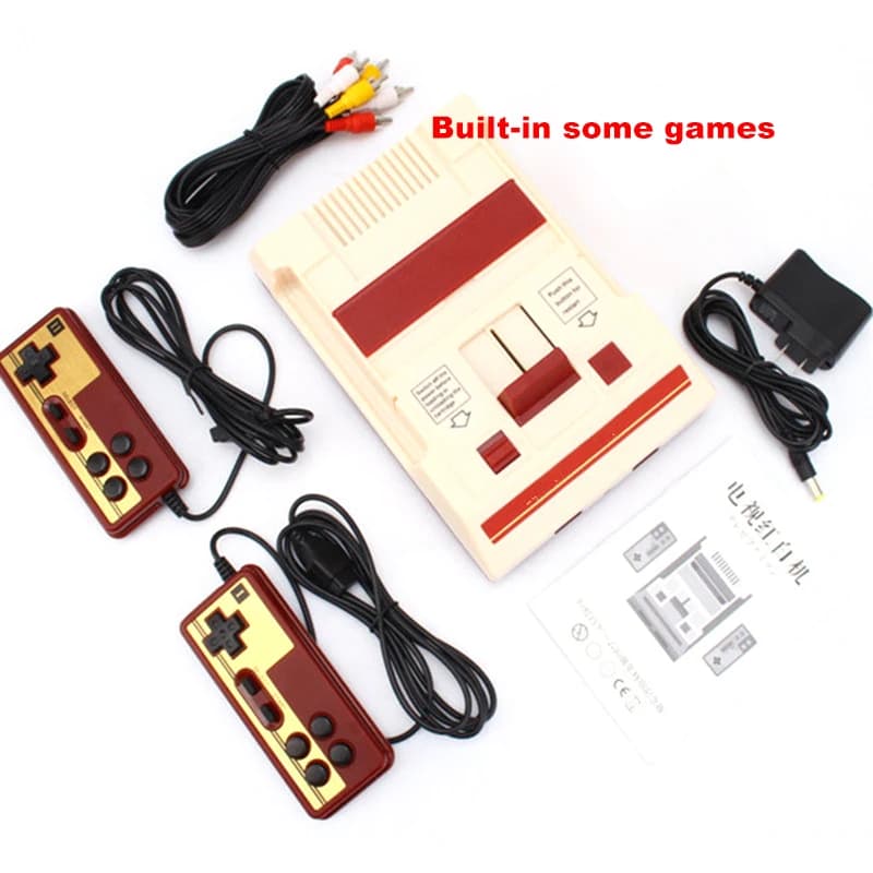 Console de jeu familiale Coolbaby G106 rouge et blanche pour NES 8, console de jeu classique nostalg