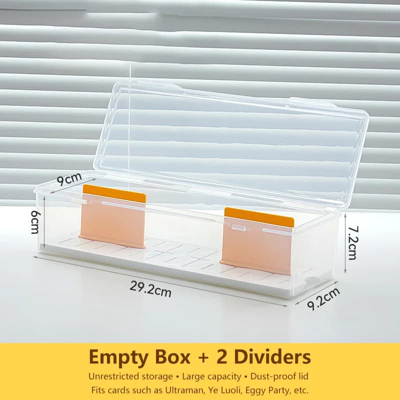 Boîte de rangement pour cartes de jeu, boîte de rangement portable pour jeux de société, boîte en pl