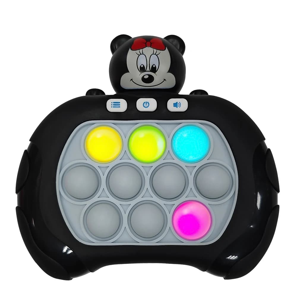 Nouveau jeu électronique Quick Push Pop It Pro 2026 avec bulles anti-stress lumineuses pour adultes 