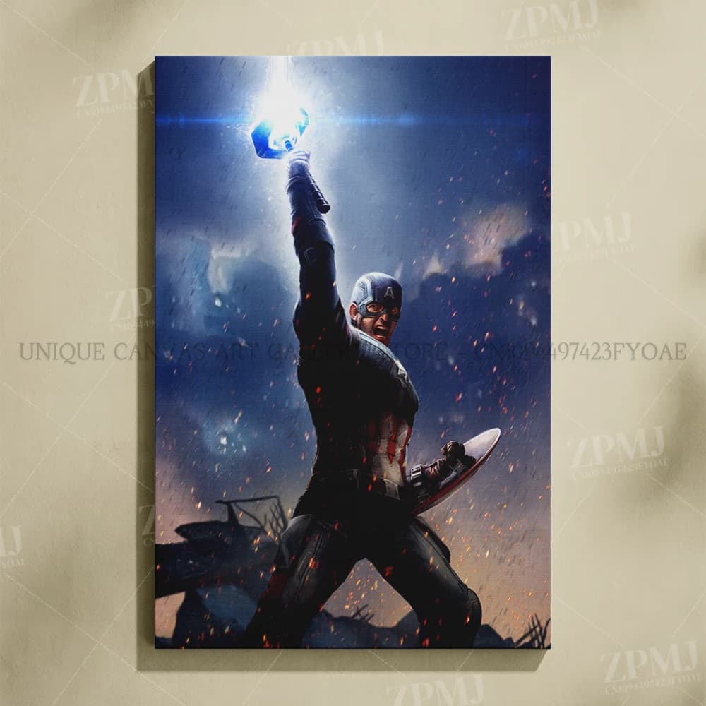 Film Marvel The Avengers super-héros personnage principal impressions HD décor à la maison peinture 