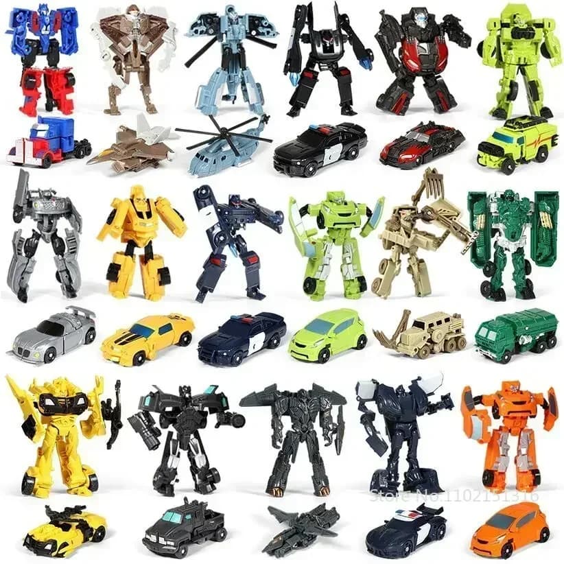 Jouets pour enfants, Mini Kit de Robot de Transformation, modèles de jouets 2 en 1, voiture déformée
