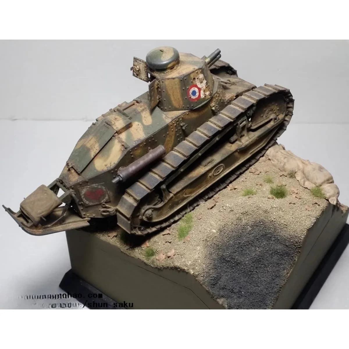 Modèle militaire Meng TS-011 1:35, Kit de modèle de char léger France FT-17 (tourelle octogonale de 