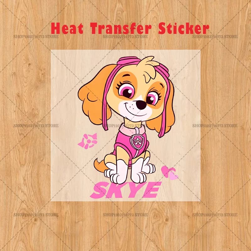 Puzzle animé Paw Patrols, mignon, Skye Chase, dessin animé, jeu de société pour garçons et filles, j