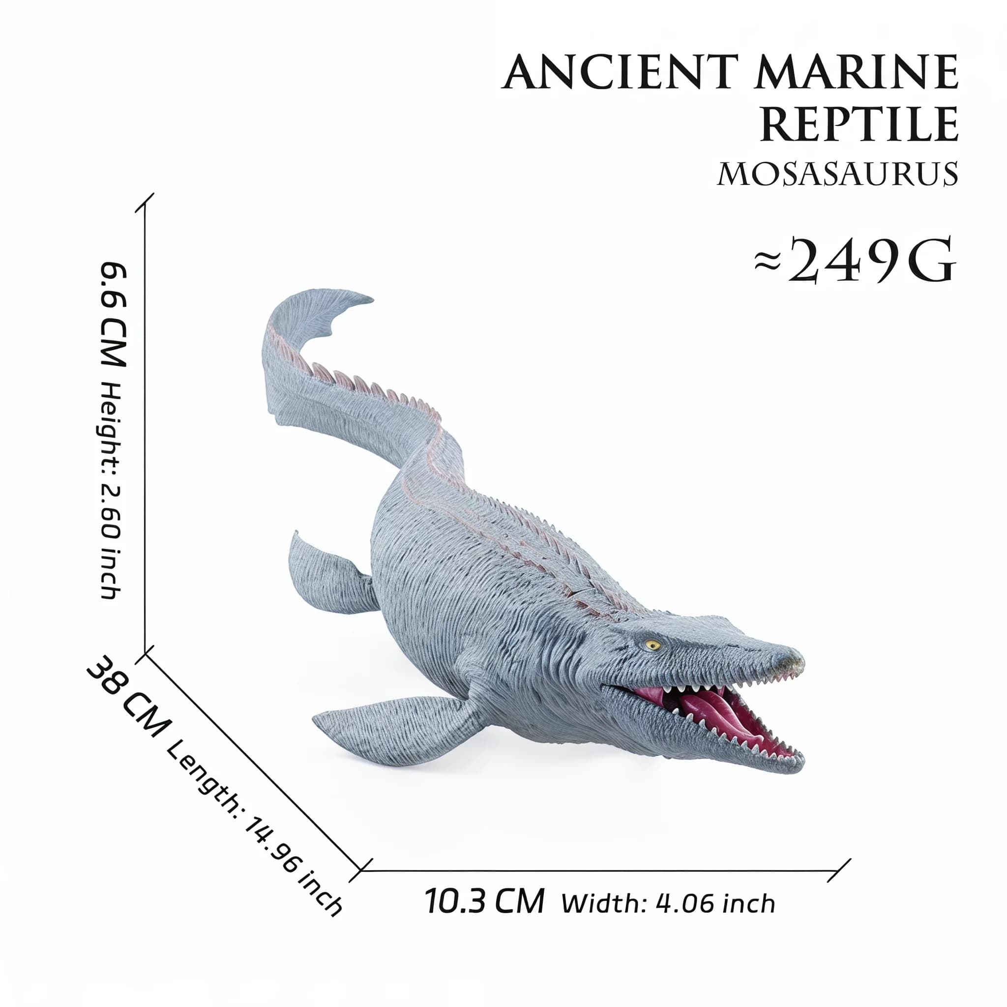Figurines de dinosaures mosasaures préhistoriques du Jurassique, modèle de jouet, dinosauro, objet d