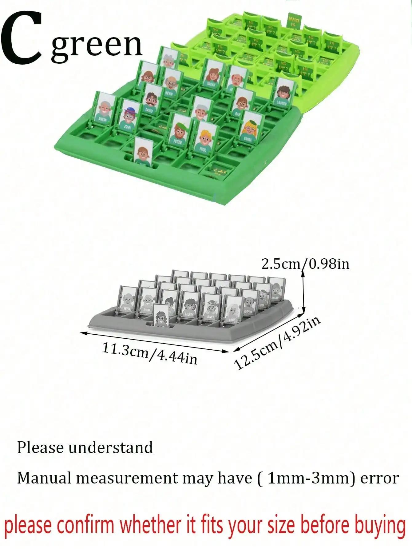 Devinez Qui Je Suis, Jeu de Société Interactif Multi-Joueurs pour l'Entraînement de la Pensée, Jeu d