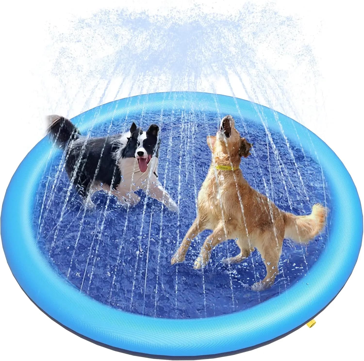 Tapis de jeu aquatique épaissi antidérapant pour chiens, idéal pour grands chiens et enfants, jouet 