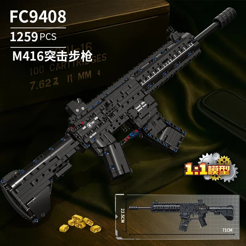 AWM & LR4 & M416 & 95 fusil de Sniper bloc de construction jouet-modèle de pistolet réaliste assembl