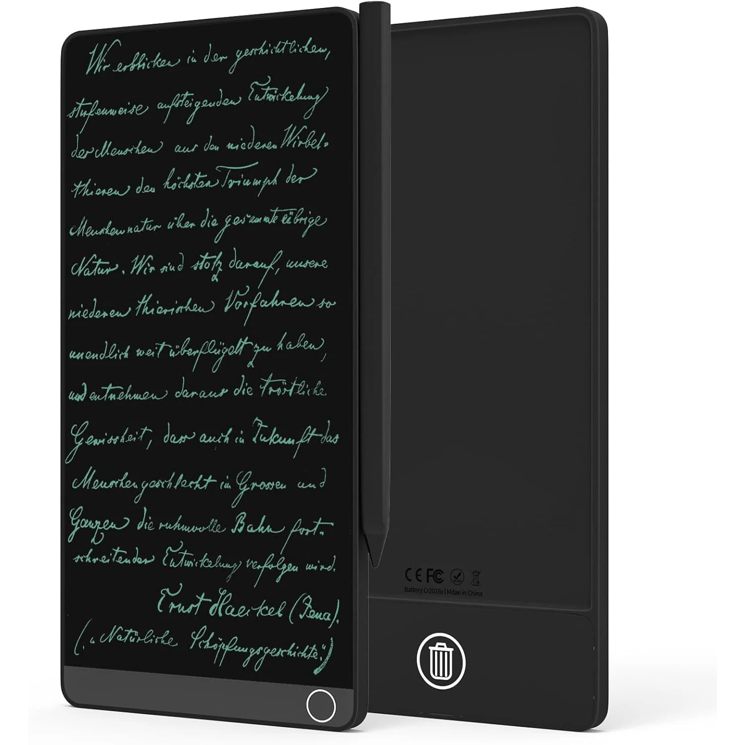 Tablette d'écriture LCD plein écran de 6,5 pouces, bloc-notes numérique portable, conception de poch