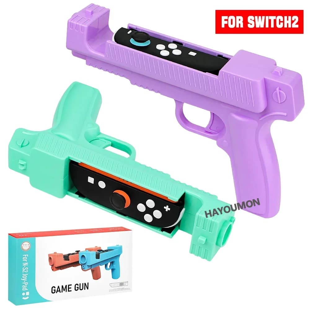 1 Paire de poignées de tir pour manettes gauche et droite Switch 2, avec poignée courte pour manette