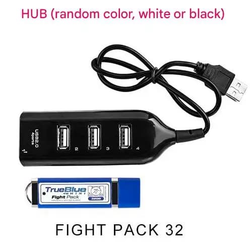 Pour True Blue Mini PACK CRACKHEAD/METH/WEED PACK64G/FIGHT PACK32GB/OVERDOSE PACK128GB pour Genesis/