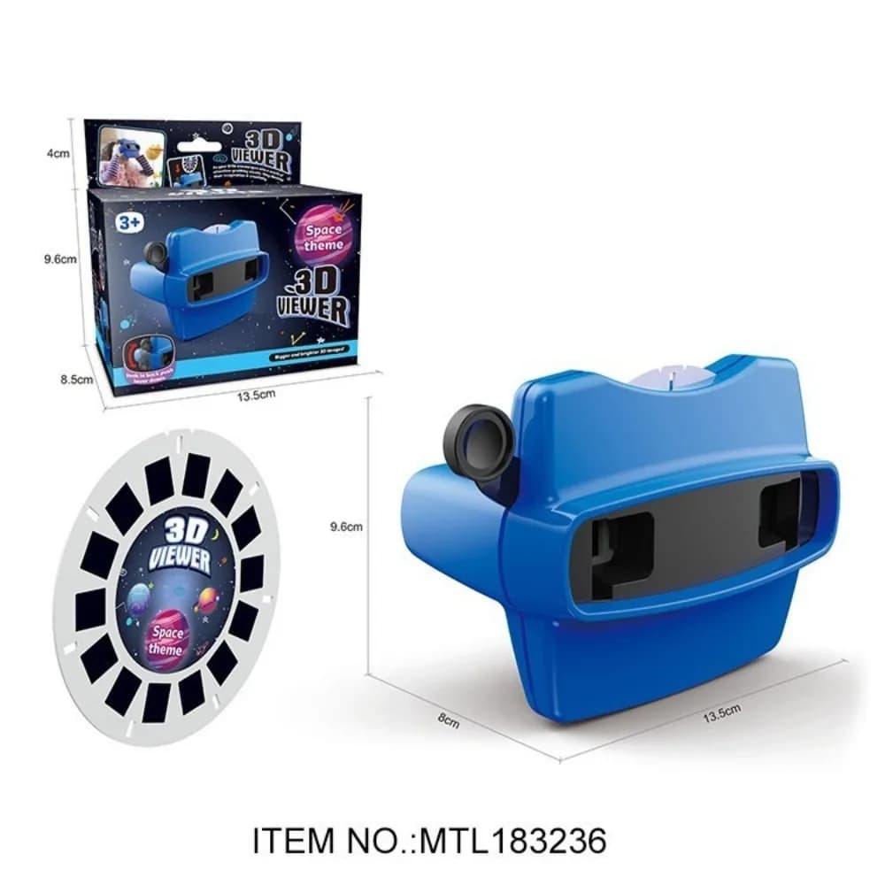 Nouveau 3D View-Master jouets lumineux Mini théâtre 3D pont d'observation Puzzle cognitif Machine de