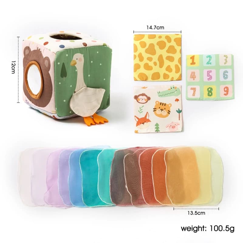 Animaux de ferme doux sans BPA pour bébé, simulation de maison de ferme, jouet Montessori, mouvement