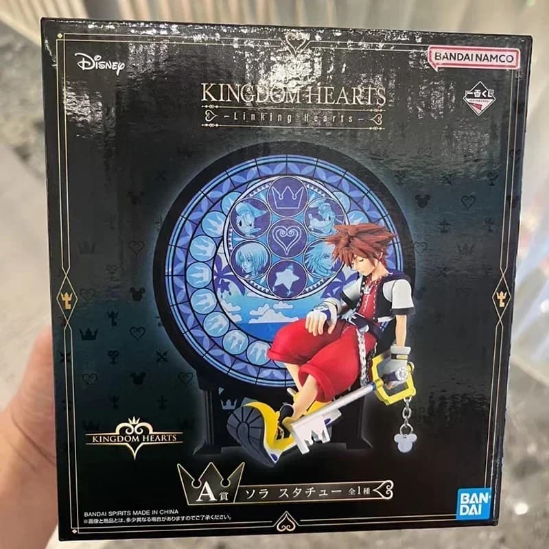 Kingdom Hearts – figurine originale Bandai Ichiban Kuji Sola, cœur à cœur, modèle en boîte, Statue à