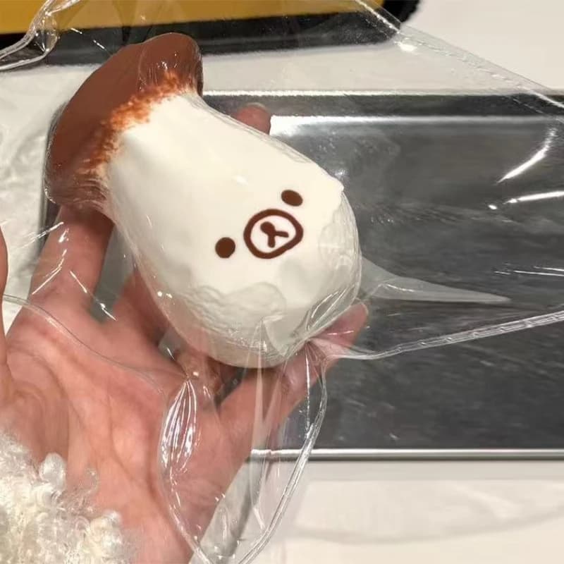 Jouet Squishy Rilakkuma Champignon Géant Simulé, Fait Main DIY, Anti-Stress à Rebond Lent, Jouet Ali