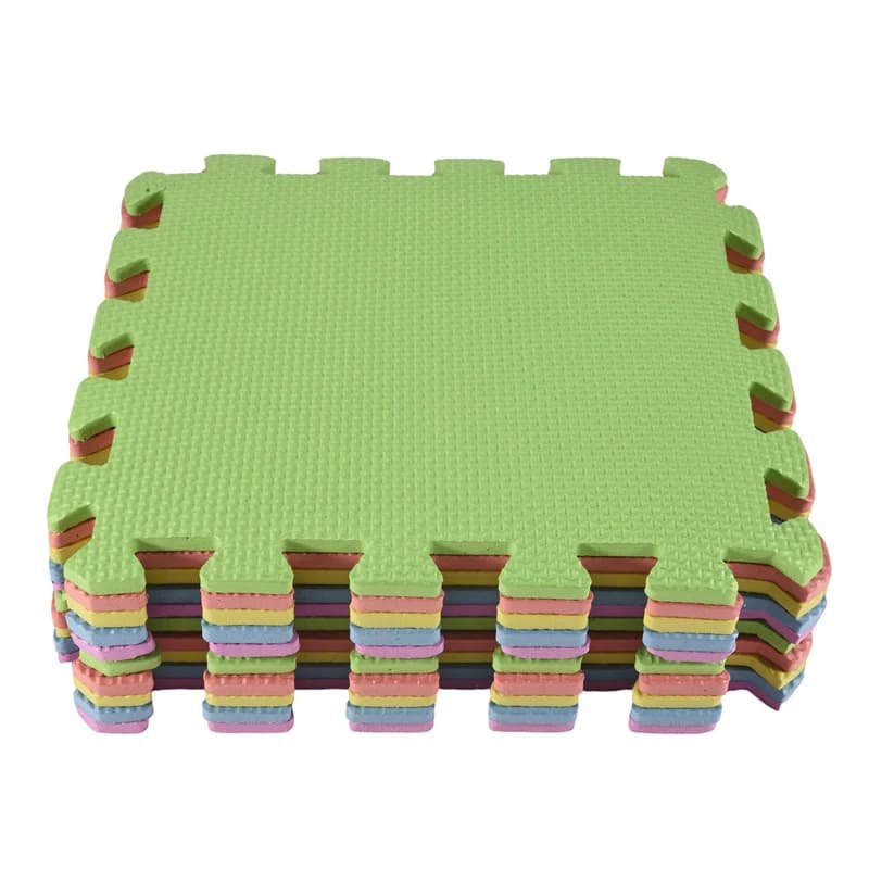 B78B-Play tapis Puzzle modulaire coloré 20 pièces 30X30 Cm mousse Eva souple tapis Puzzle pour enfan