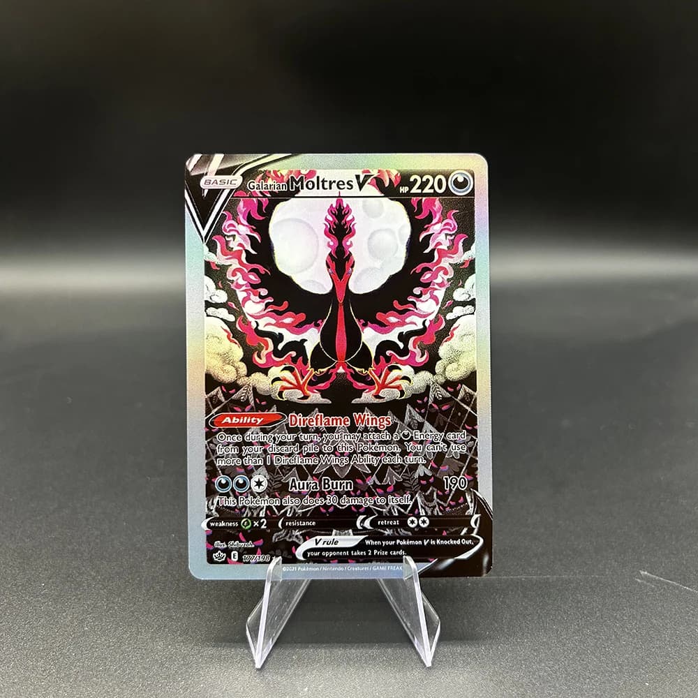 Cartes Proxy PTCG de Collection Anime DIY Galaerianmoltres V Lugia V Giratina V, Carte de Collection