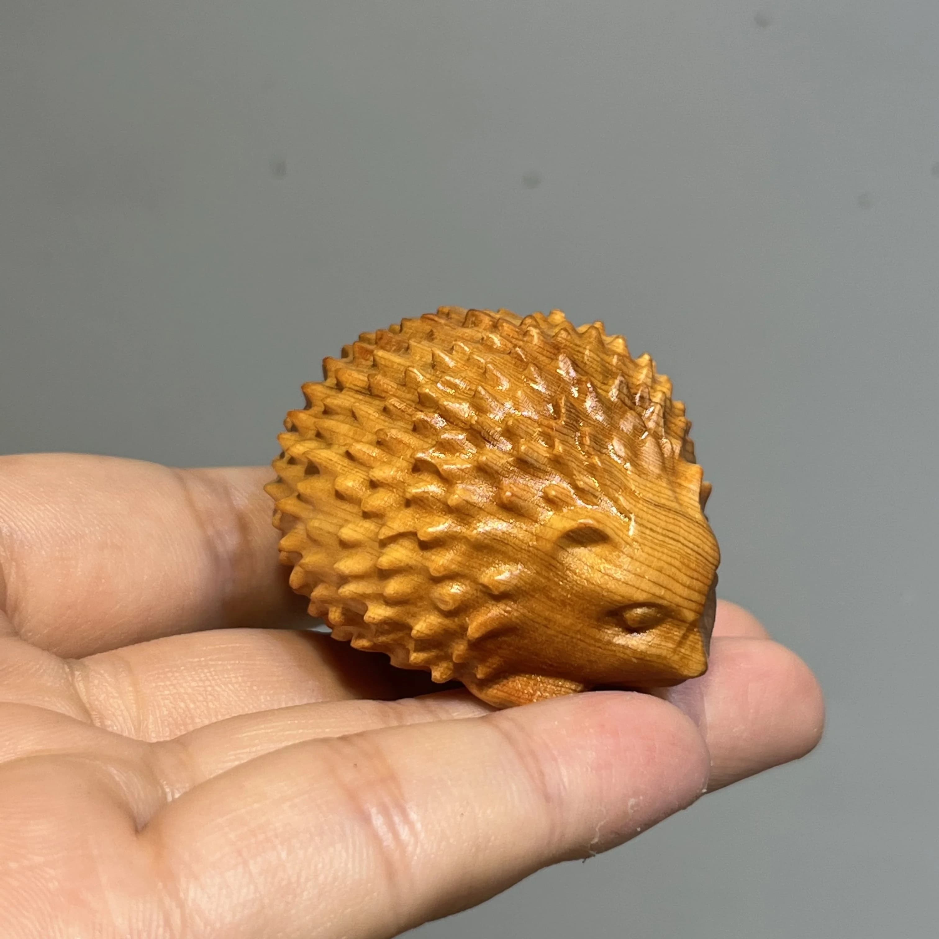 Décoration de bureau faite à la main pour les amoureux de la nature, calcul kasgehog mignon, détails