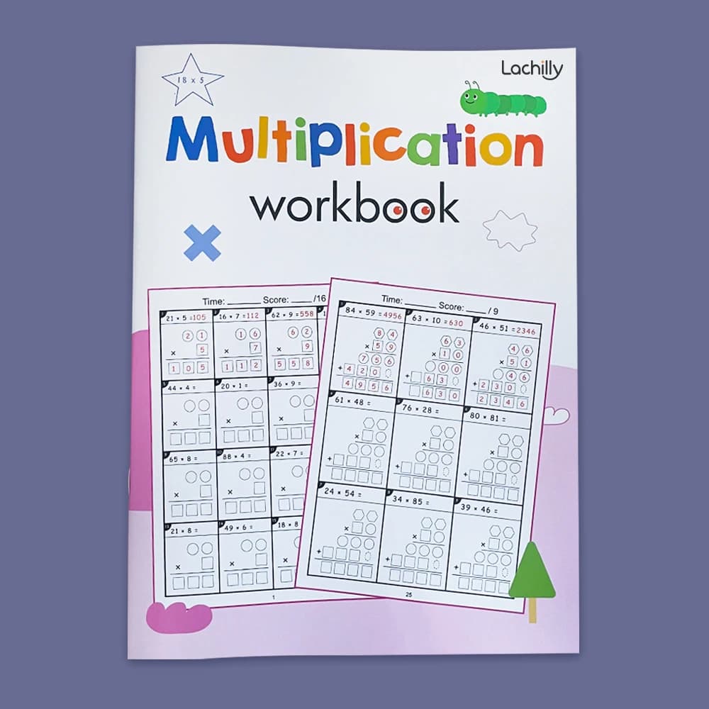Cahier de Calculs Multiplication pour Enfants – Matériel Pédagogique pour l'École à Domicile et la S